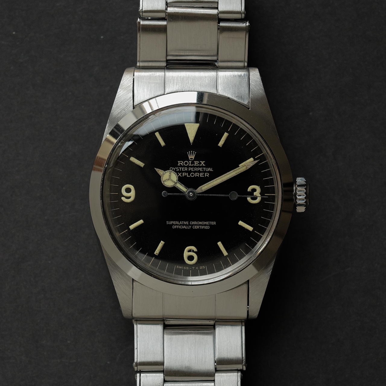 ロレックス/エクスプローラー1 / 1016 / ミラーダイヤル / マーク6/ROLEX EXPLORER1 Ref.1016 “Gilt Dial” Mk.6 Dial 1967y - 画像 (4)