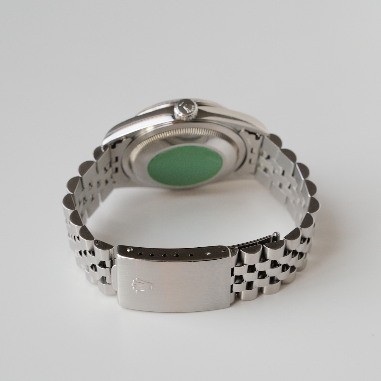 ロレックス/デイトジャスト16234/W番/シルバーダイヤル/18KWGベゼル/裏蓋シール/国際保証書・箱付き/ROLEX DATE-JUST Ref.16234 "Silver Dial" 1995Y with Box and Guarantee - 画像 (7)