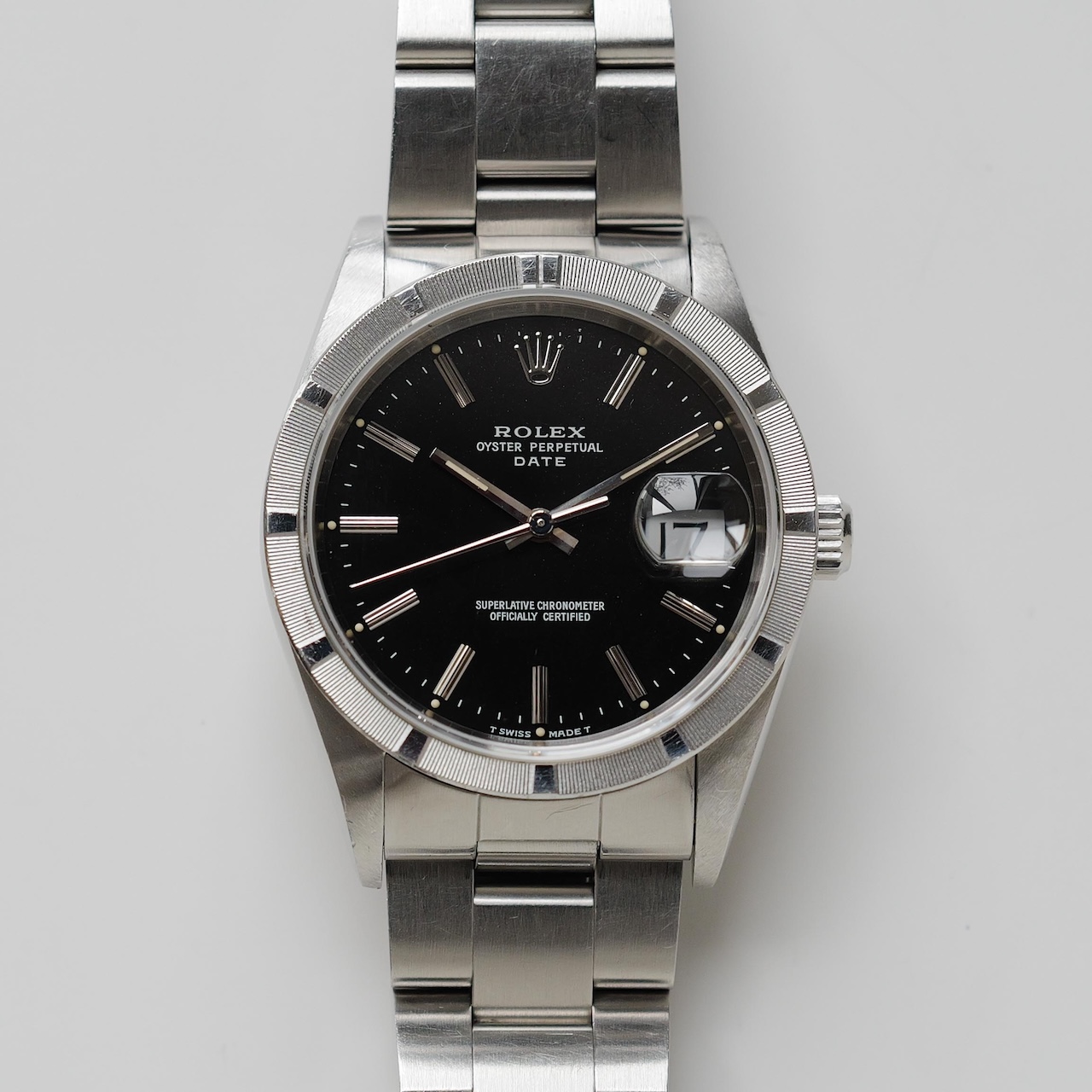 【価格見直し】ロレックス/オイスターパーペチュアル デイト15210/エンジンターンドベゼル/保証書つき/ROLEX OYSTER PERPETUAL DATE Ref.15210 "ENGINE TURNED BEZEL" 1993-94y with Guarantee - 画像 (5)