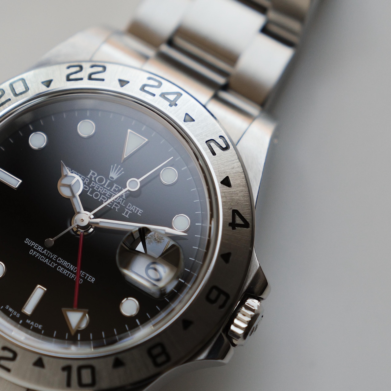 ロレックス/エクスプローラー2/16570/Y番/黒文字盤/ROLEX EXPLORER 2 Ref.16570 "Black Dial" 2002y - 画像 (5)