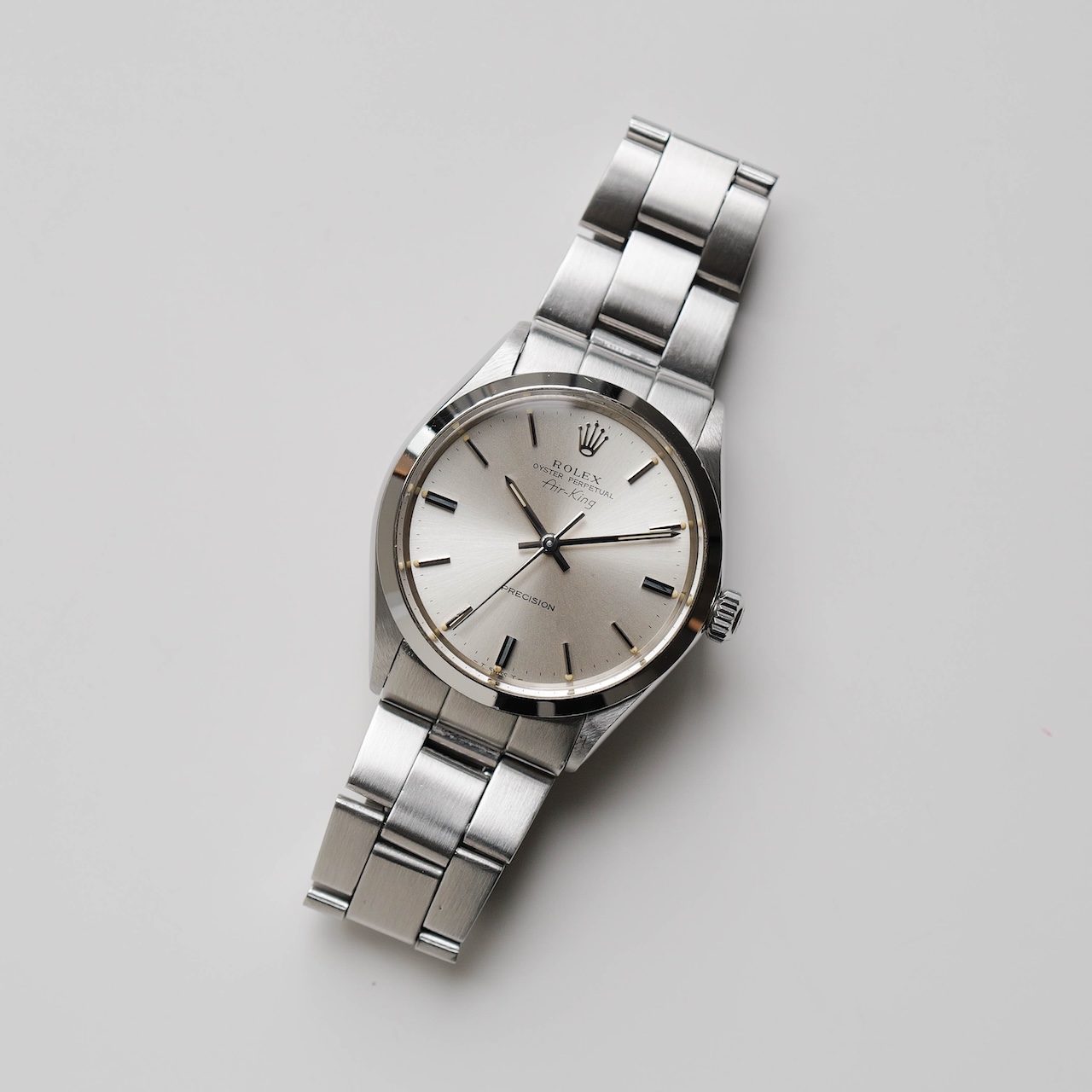 ロレックス/エアキング5500/シルバーダイヤル/ROLEX AIR KING REF.5500 SILVER DIAL 1972y