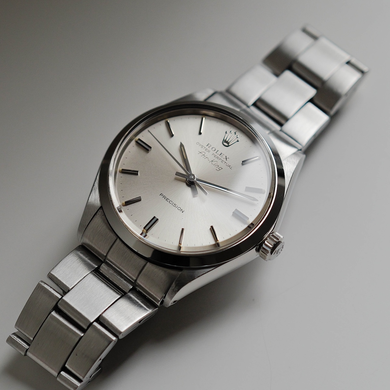 ロレックス/エアキング5500/シルバーダイヤル/ROLEX AIR KING REF.5500 SILVER DIAL 1972y - 画像 (5)