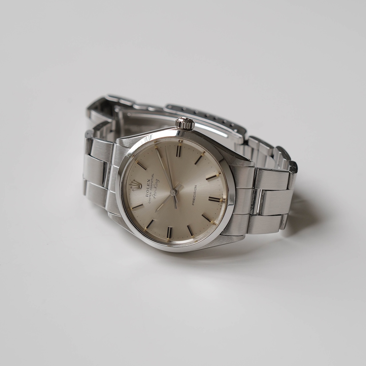 ロレックス/エアキング5500/シルバーダイヤル/ROLEX AIR KING REF.5500 SILVER DIAL 1972y - 画像 (4)