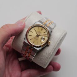 Alternative view of ロレックス/オイスタークォーツ/デイトジャスト/ノンポリッシュ/18Kイエローゴールド/裏蓋シール/ROLEX DATE JUST REF.17013 "OYSTER QUARTZ" Unpolished 18K Yellow Gold 1986-87y