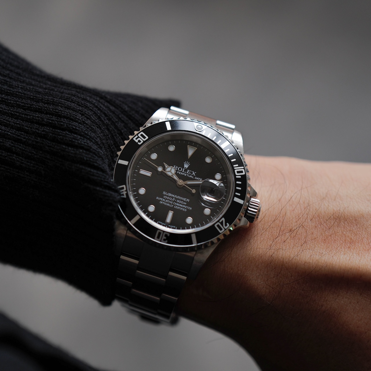 ロレックス/サブマリーナーデイト16610/F番/保証書・箱付き/ROLEX SUBMARINER DATE REF.16610 F Serial 2004 with Box and Paper - 画像 (3)