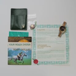 Alternative view of ロレックス/デイトジャスト16233/ブラックダイヤル/18Kイエローゴールド/ブヘラ保証書付き/ROLEX DATE-JUST REF.16233 18KYG "BLACK" with Paper Bucherer 1994y