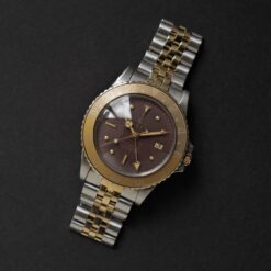 ロレックス/GMTマスター1675/3/茶つぼ/フジツボダイヤル/ゴーストベゼル/ROLEX GMT-MASTER 1675/3 "BROWN NIPPLE" GOHST BEZEL 18KYG 1972y