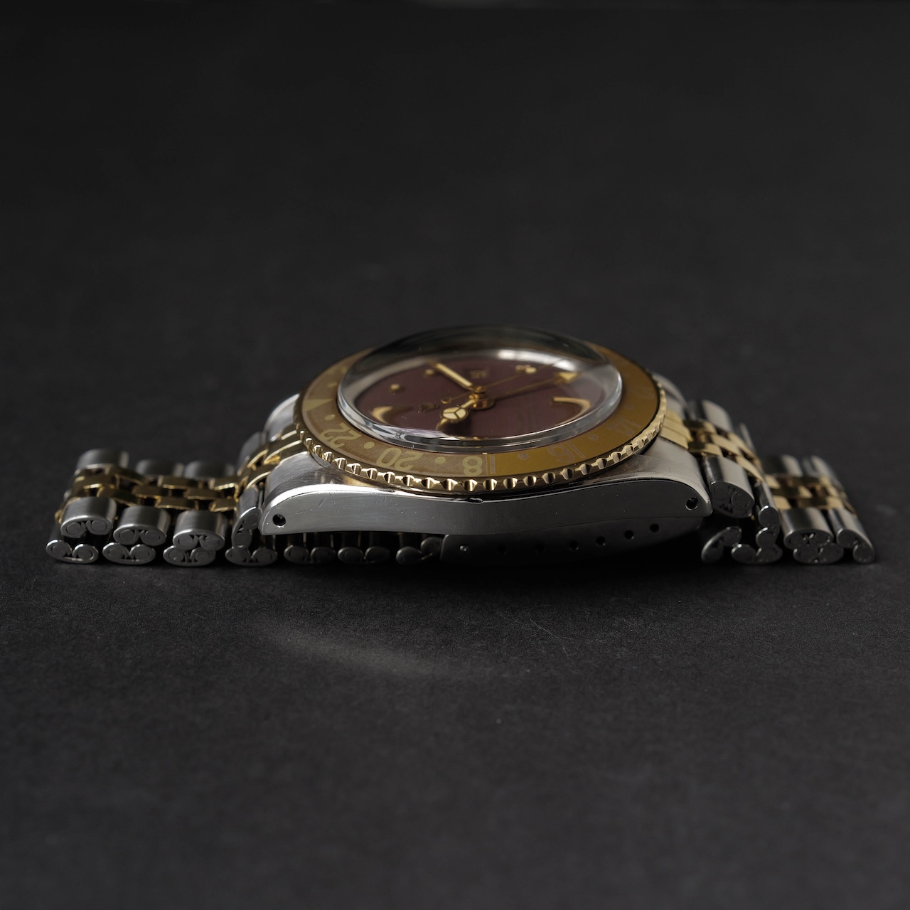 ロレックス/GMTマスター1675/3/茶つぼ/フジツボダイヤル/ゴーストベゼル/ROLEX GMT-MASTER 1675/3 "BROWN NIPPLE" GOHST BEZEL 18KYG 1972y - 画像 (5)