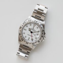 ロレックス/エクスプローラー2/16570/S番/パティーナダイヤル/オールトリチウム/シングルバックル/裏蓋シール/ROLEX EXPLORER2 Ref.16570 "Patina" White Dial All Tritium Single Buckle 1993-94y