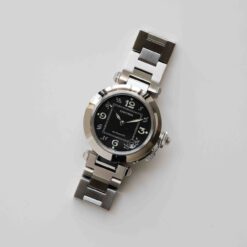 【ON HOLD】カルティエ/パシャC/2324/黒文字盤/保証書付フルセット/CARTIER PASHA C 35mm "BLACK DIAL"Ref.2324 1999y FULL SET