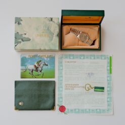 Alternative view of ロレックス/デイトジャスト/X番/グレー ローマンダイヤル/箱・保証書付フルセット/ROLEX DATE-JUST REF.16233 18KYG “GREY ROMAN” 1991y with Box and Paper