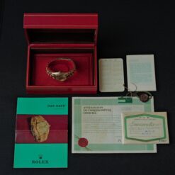 Alternative view of 【ON HOLD】ロレックス/デイデイト1803/ワイドボーイ/18Kイエローゴールド/プレジデントブレスビッグロゴ/保証書付ワンオーナーフルセット/ROLEX DAY-DATE Ref.1803 "WIDE BOY, BIG LOGO" 18KYG 1970y Full Set One Owner