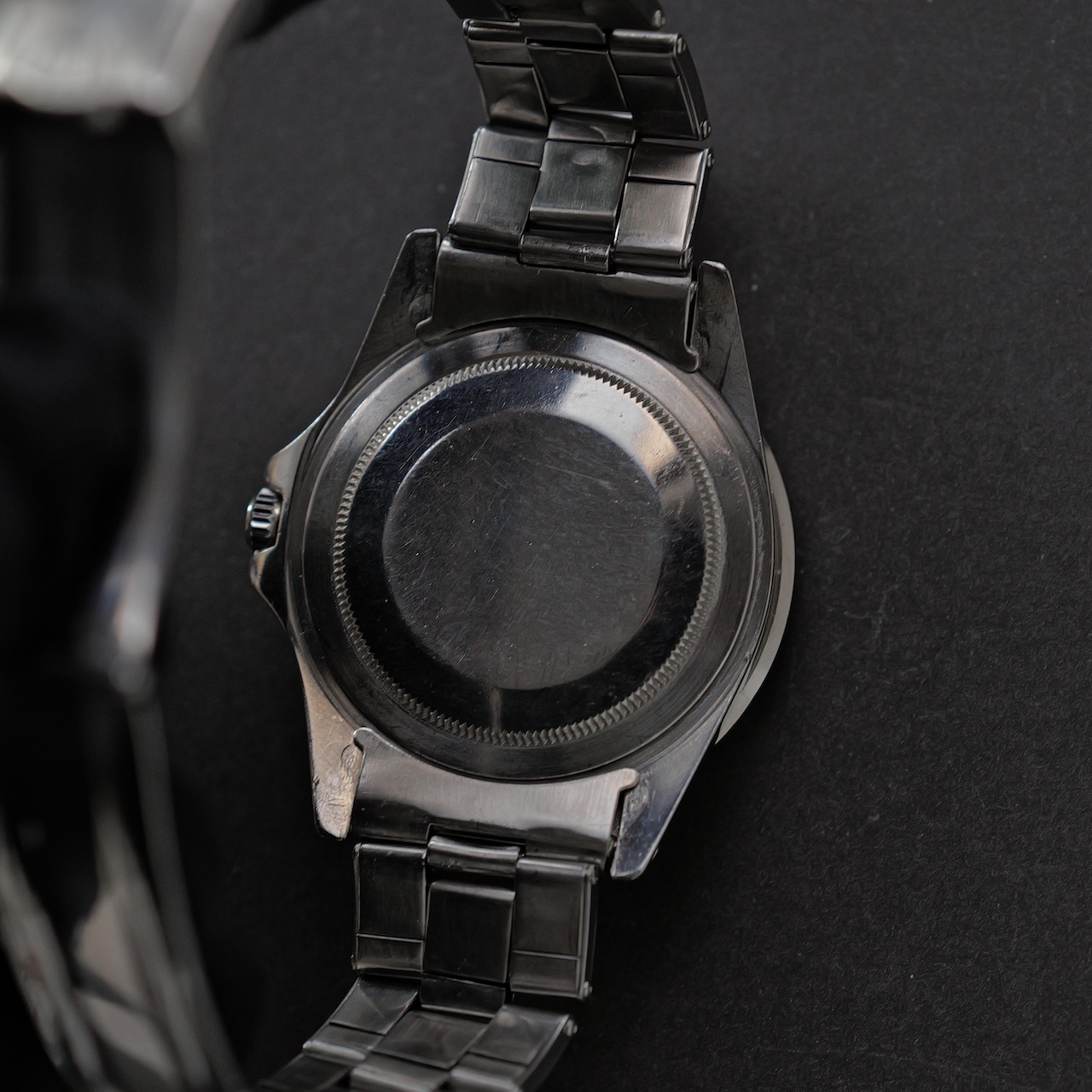 【ON HOLD】ロレックス/GMTマスター1675/後期ミラーダイヤル/マーク1ベゼル/ワイドスイス/USリベット/ROLEX GMT-MASTER Ref.1675 “GILT DIAL, WIDE SWISS” Mk.1 Bezel US Rivet 1965Y - 画像 (8)